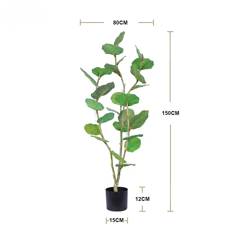 Artificial Greenery Plant Wall Grass Artificial Coccoloba Uvifera Tree for Indoor and Outdoor Fake Plants Yooly Plants - YL025067