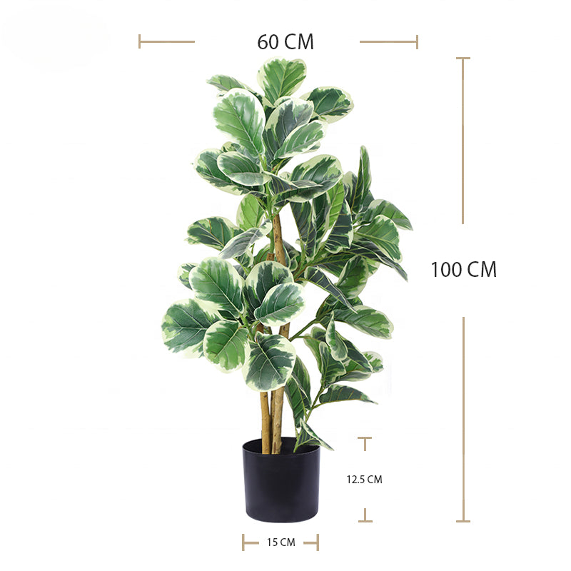 Hot Selling Home Decor Artificial Bonsai Tree Artificial Planta Ficus Lyrata Faux Fiddle Leaf Fig Tree Fake Plants Yooly Plants - YL191057