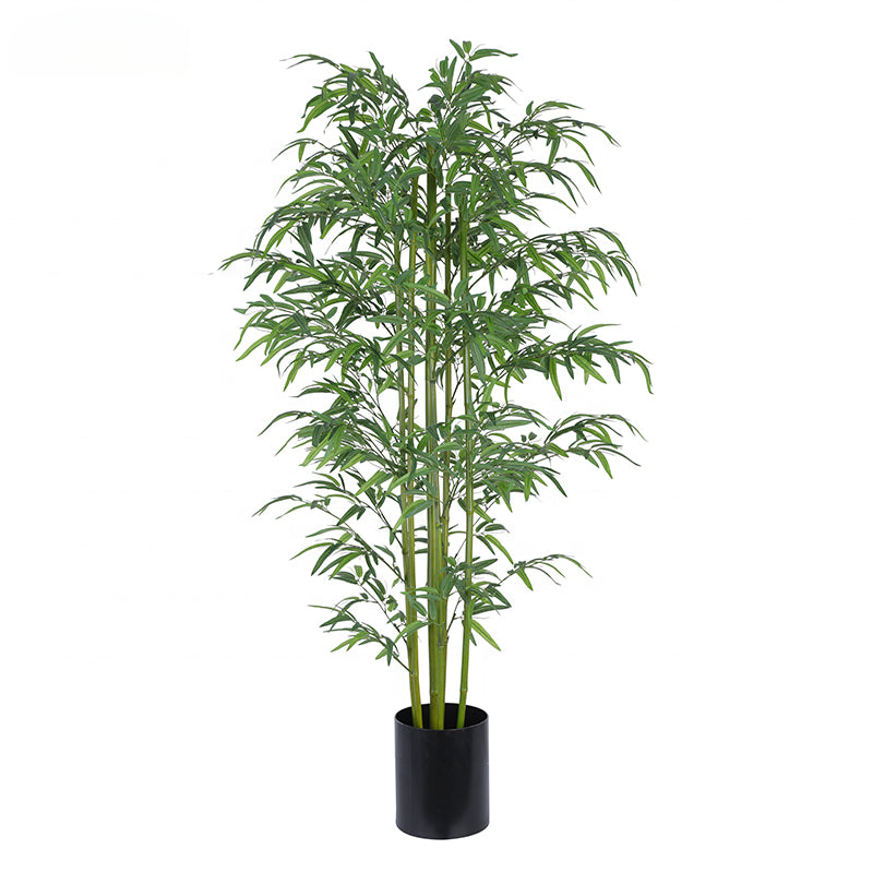 Branch Bamboo Tree Artificial Greening Plant Nursery Pot Decorative Plastic Fake Tree for Outdoor Decoration Yooly Plants - YL008200096