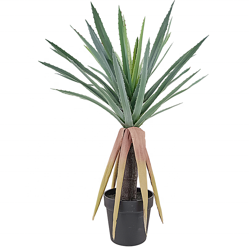 HOT NEW Multi Sized Artificial Tree for Outdoor High and Frozen Artificial Plants Artificial Yellow Agave for Decor Yooly Plants - YL154220017