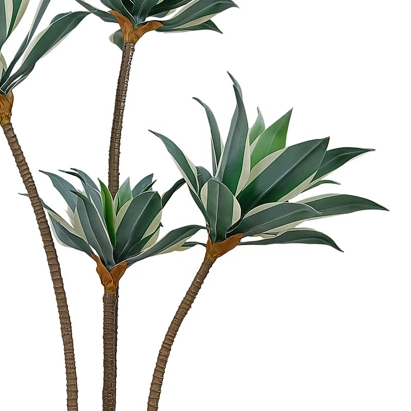 Yooly Plants Artificial Plants Artificial Tree Greenery Plant Plastic Agave Americana Bonsai for Indoor Outdoor - YL189069