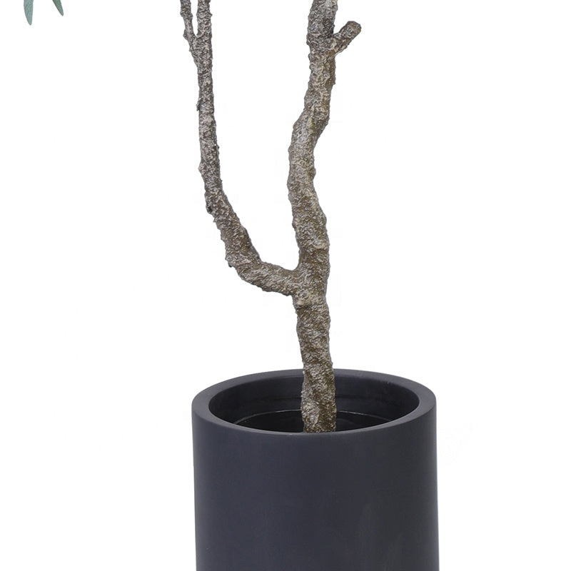 Fake Plants Artificial Plant Datura Eucalyptus Leaves Vines Artificial Potted for Indoor Outdoor Decoration Yooly Plants - YL008021