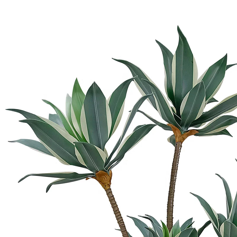 Yooly Plants Artificial Plants Artificial Tree Greenery Plant Plastic Agave Americana Bonsai for Indoor Outdoor - YL189069