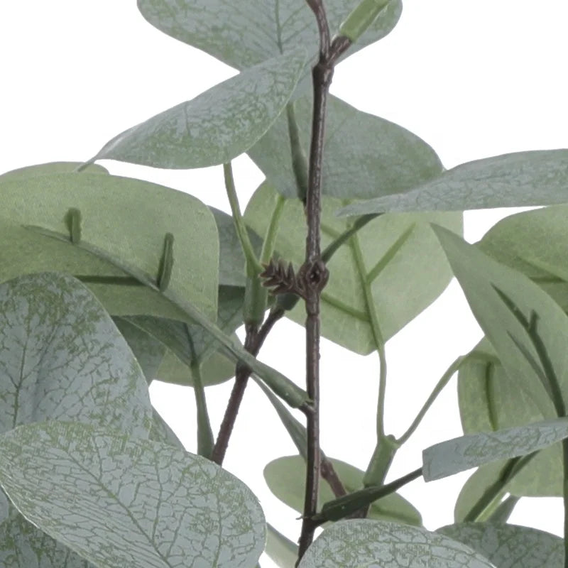 Fake Plants Artificial Eucalyptus Leaves Table Top Plants Faux Plants Desk Fake Potted Plants Table Centerpiece for Home Decor Office Greenery Decor Yooly Plants - YL024035