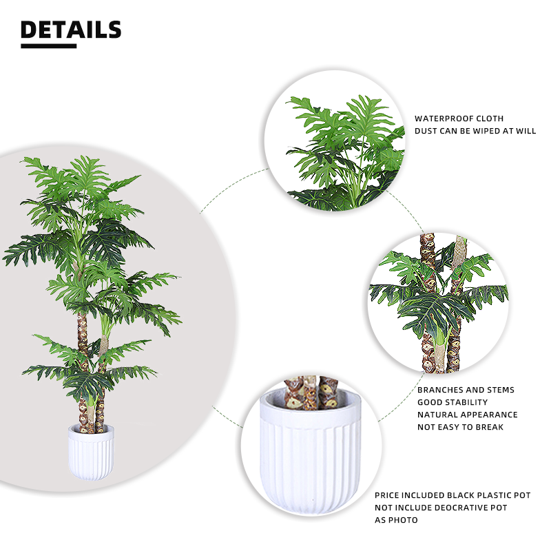 Wholesale Artificial Trees Philodendron Split Plant for Outdoor Indoor Yooly Plants - YL010083
