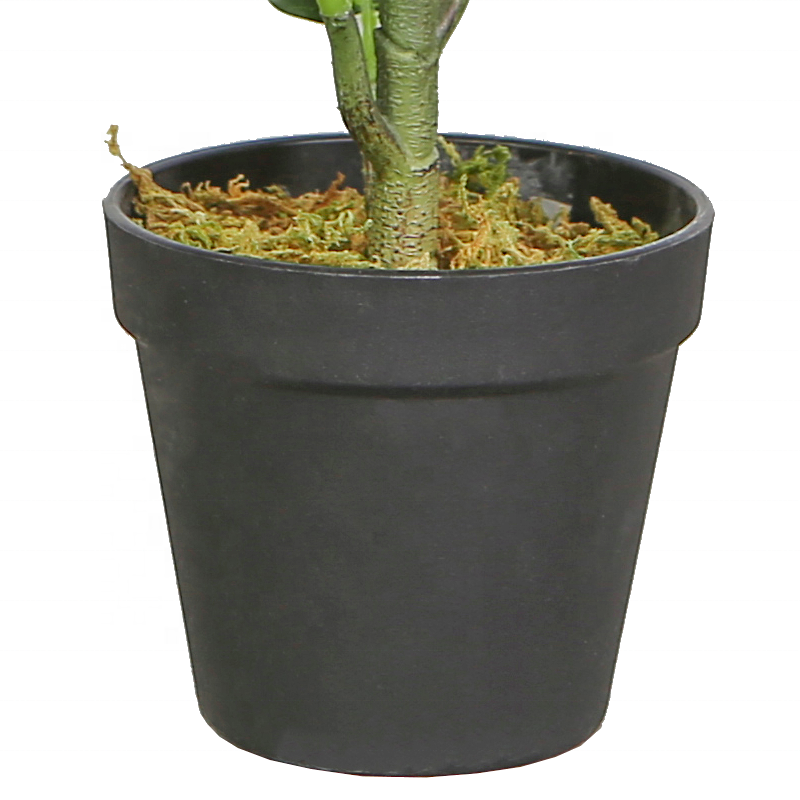 50cm Grade Faux Mini Plant Real Touch Artificial Natural Artificial Tree Fiddle Leaf Fig Plant for Indoor - YL010264