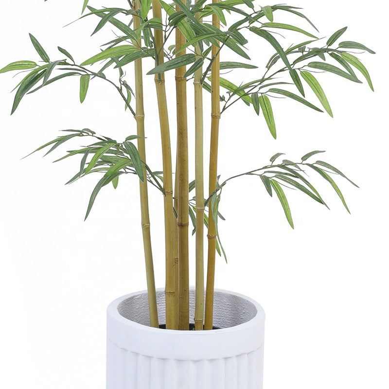 Fake Plants High Quality Plastic Bamboo Tree Artificial Bamboo Potted Plants In Black Plastic Pot Yooly Plants - YL008200096