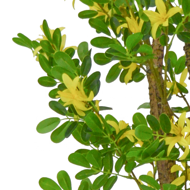 Fake Plants Popular Design Factory Sale Large Artificial Potted Pagoda Tree Flower Tree 6FT 180cm Tall for Wedding Decoration Yooly Plants - YL211007