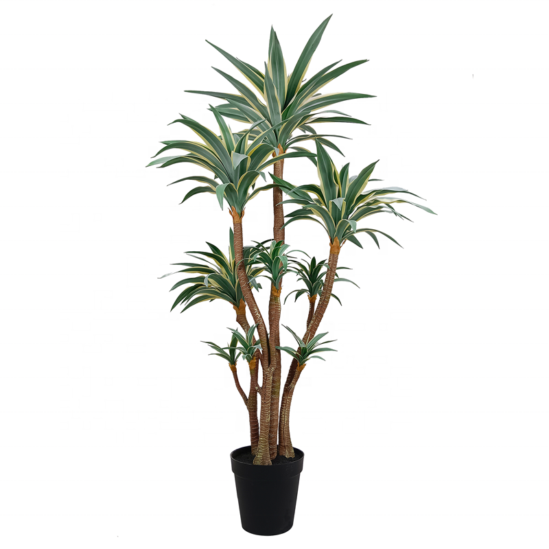 HOT NEW Multi Sized Artificial Tree for Outdoor High and Frozen Artificial Plants Artificial Yellow Agave for Decor Yooly Plants - YL154220017