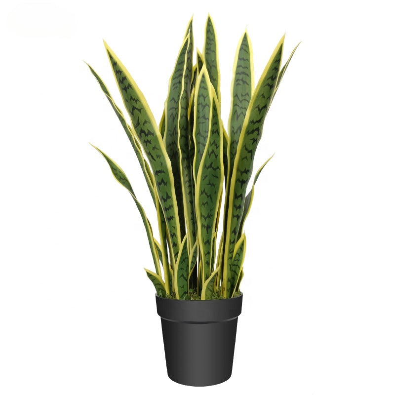 Spot Wholesale Artificial Plants Potted Artificial Plants Resistant Plastic Snake Plant For Home Decor Indoor Yooly Plants - YL137220026
