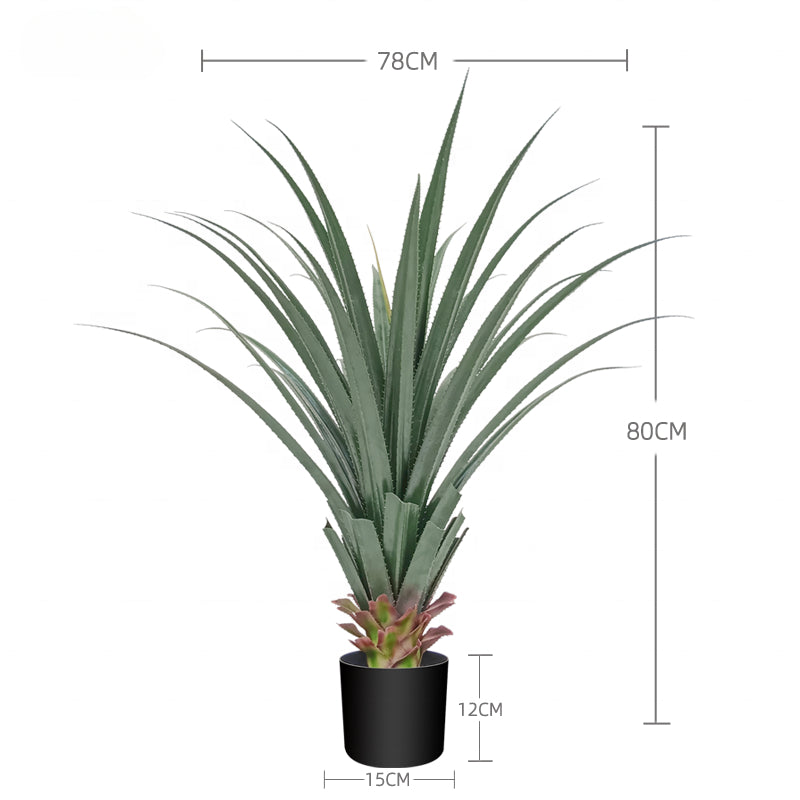 Artificial Agave Tall Yooly Plants Artificial Succulent Plastic Plant Artificial Plant Outdoor Uv Resistant Faux Agave Plant - YL138220044