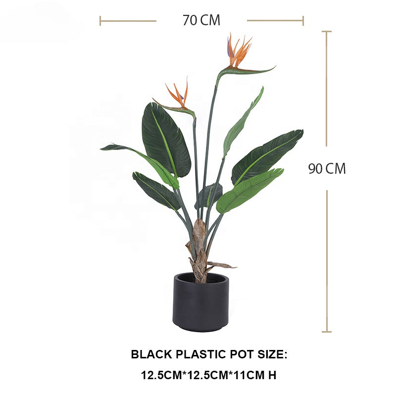 Artificial Plants Artificial Flower Trees Artificial Bird Of Paradise Bonsai Flower Tree For Home And Garden Decor Yooly Plants - YL004210005