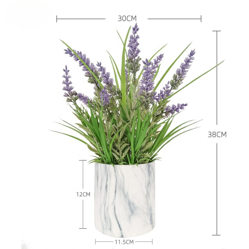 Artificial Flower Faux Lavender Flowers Decorative Artificial Plastic Flower Simulation for Indoor Outdoor Decoration - YL131210080