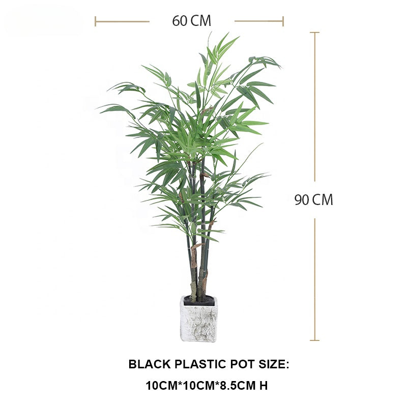High Quality Mini Bamboo Plant Artificial Bamboo Tree for Home Decor Artificial Plants in Potted Trees Yooly Plants - YL0040077