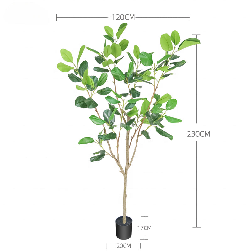 Best Price 230cm 90" Artificial Outdoor Shade Trees Fiscus Artificial Ficus Audrey Tree for Home Hotel Decoration Yooly Plants - YL208228