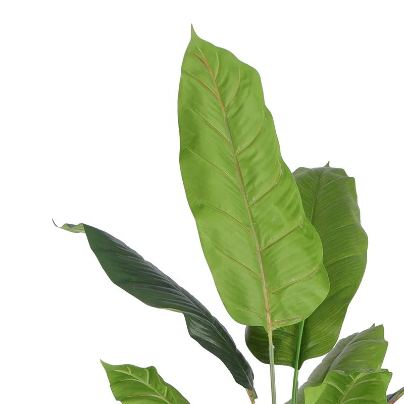 Artificial Plants Artificial Tree in Pots Decorative Simulation Plastic Artificial Bonsai Spathiphyllum for Outdoor Indoor - YL010051
