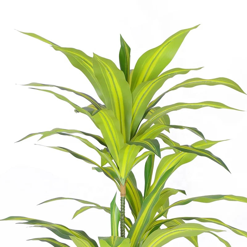 Yooly Plants Artificial Plants Faux Trees Artificial Dracaena Reflexa Potted Hotel Home Garden Decorative for Outdoor Indoor - YL010102