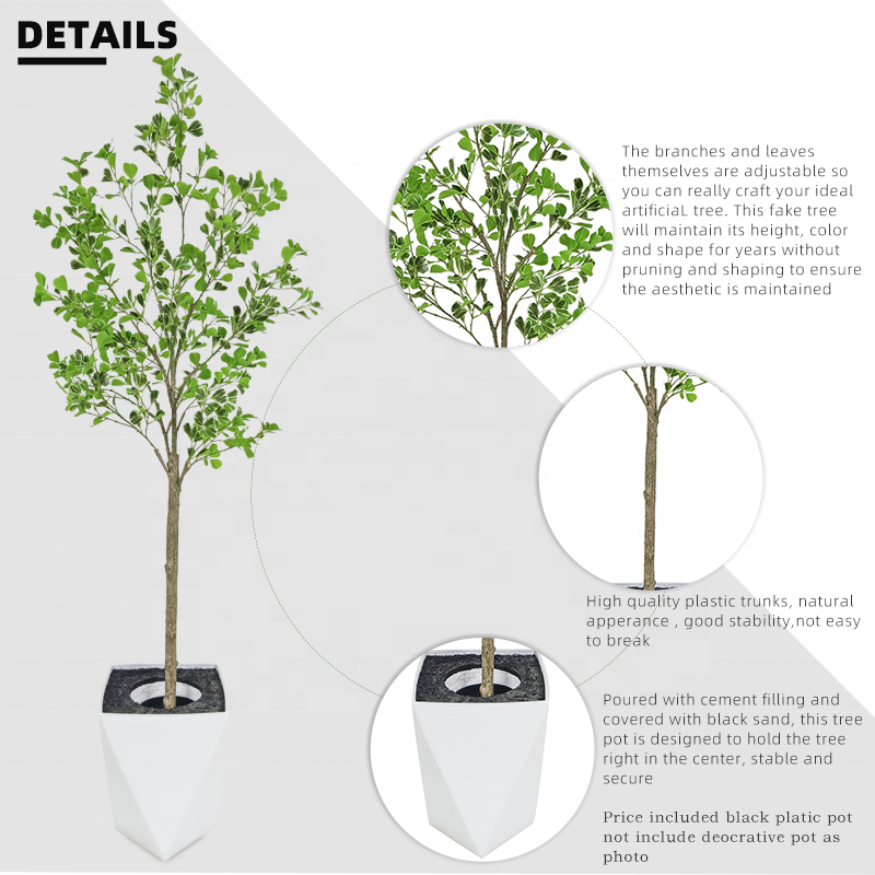 Fake Plants New Design Top Quality 180cm 6ft Plastic Bonsai Plant Tree Fake Tree Artificial Dec Artificial Ficus Tree for Home Decor Yooly Plants - YL208210