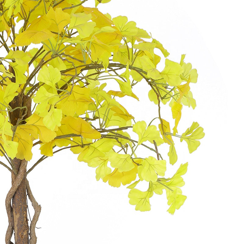 Wholesale Tall with Diameter Artificial Ginkgo Tree Customize Artificial Big Tree for Indoor and Outdoor Decoration Yooly Plants - YL008031