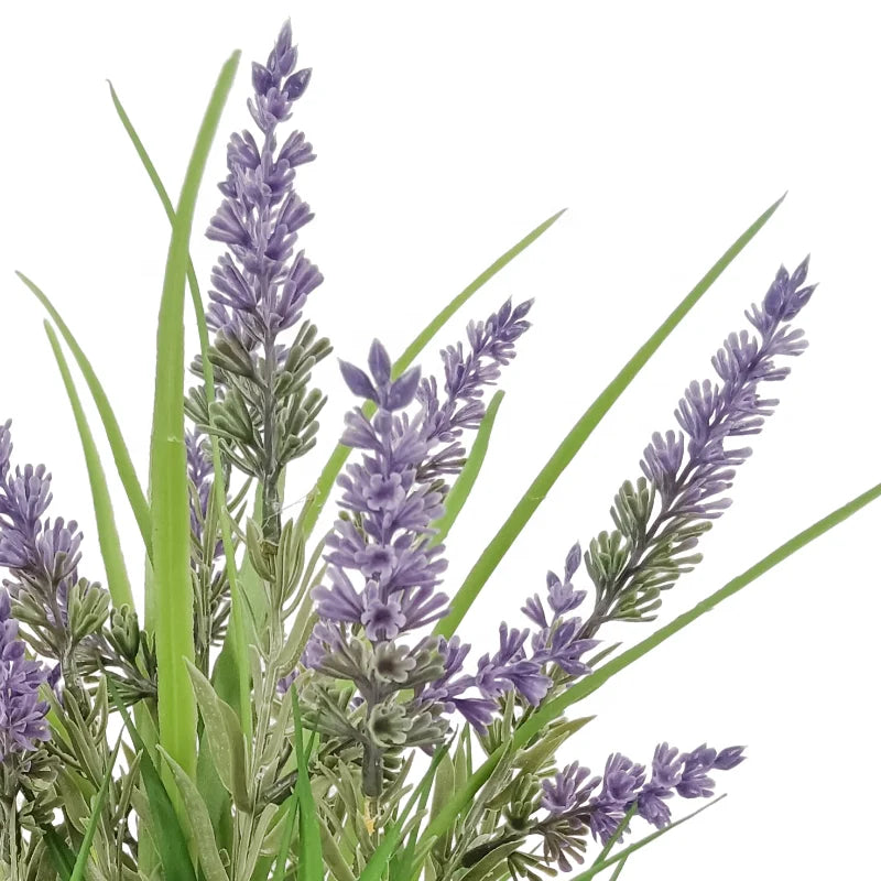 Artificial Flower Faux Lavender Flowers Decorative Artificial Plastic Flower Simulation for Indoor Outdoor Decoration - YL131210080