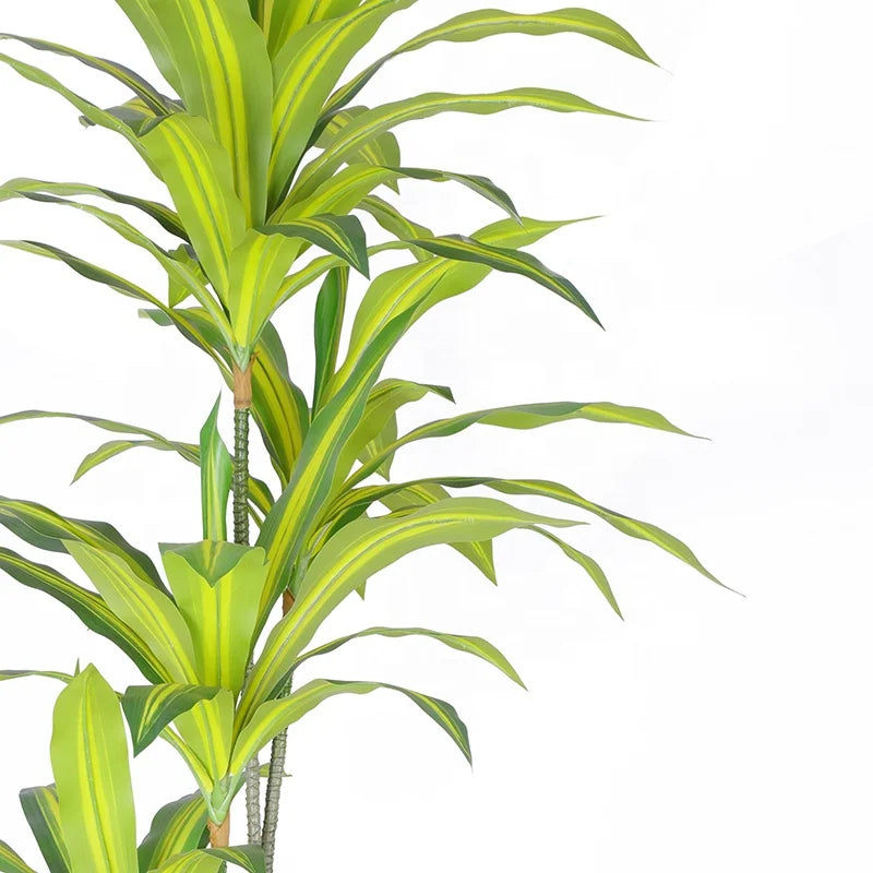 Yooly Plants Artificial Plants Faux Trees Artificial Dracaena Reflexa Potted Hotel Home Garden Decorative for Outdoor Indoor - YL010102