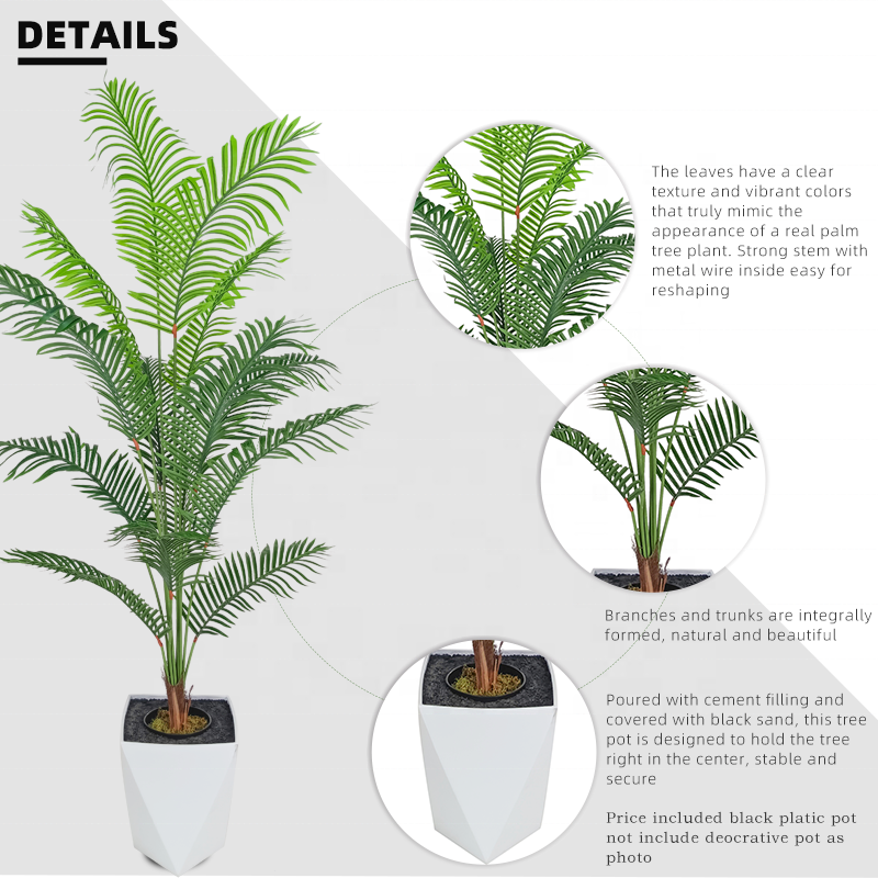 Fake Plants China Quality Tree 200cm Large Synthetic Palm Tree Artificial Canada Palm Trees for Decoration Yooly Plants - YL010154