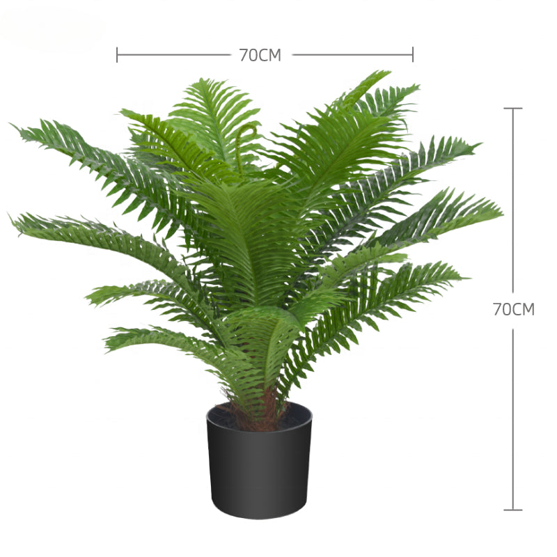 Yooly Plants Artificial Bonsai Tree Artificial Great Fern Leaves Plants Artificial Trees Artificial Potted Plant - YL211055