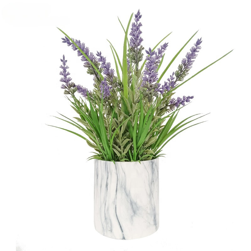 Artificial Flower Faux Lavender Flowers Decorative Artificial Plastic Flower Simulation for Indoor Outdoor Decoration - YL131210080