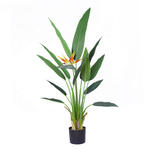 Yooly Plants Best Selling Tropical Palm Tree Artificial Bird of Paradise Potted Plant Tree for Indoor Outdoor Decoration - YL010089