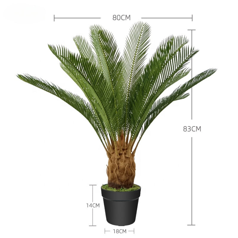 Factory Directly Home Decoration Plant Artificial Sago Cycas for Indoor Decoration Yooly Plants - YL137220024