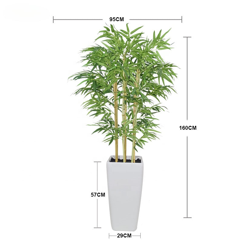 Fake Plants Factory Customization 160cm 63inches Decoration Green Plant Simulation Plant Bonsai Bamboo for Garden Decor Yooly Plants - YL008047