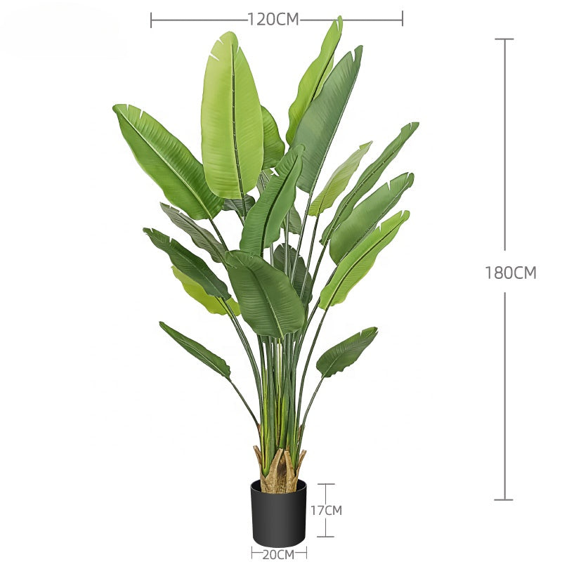 High Quality Large Outdoor Plant 110 160 180cm Big Artificial Forest Trees Bonsai Tree Traveller's Artificial Palm Tree Yooly Plants - YL007043