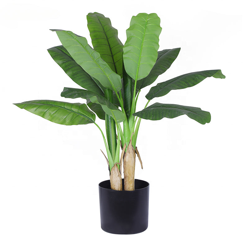 High Simulation 110cm 43" 150cm 200cm 220cm 240cm Height Real Touch Artificial Tree Artificial Banana Trees for Home Decor Yooly Plants - YL010071