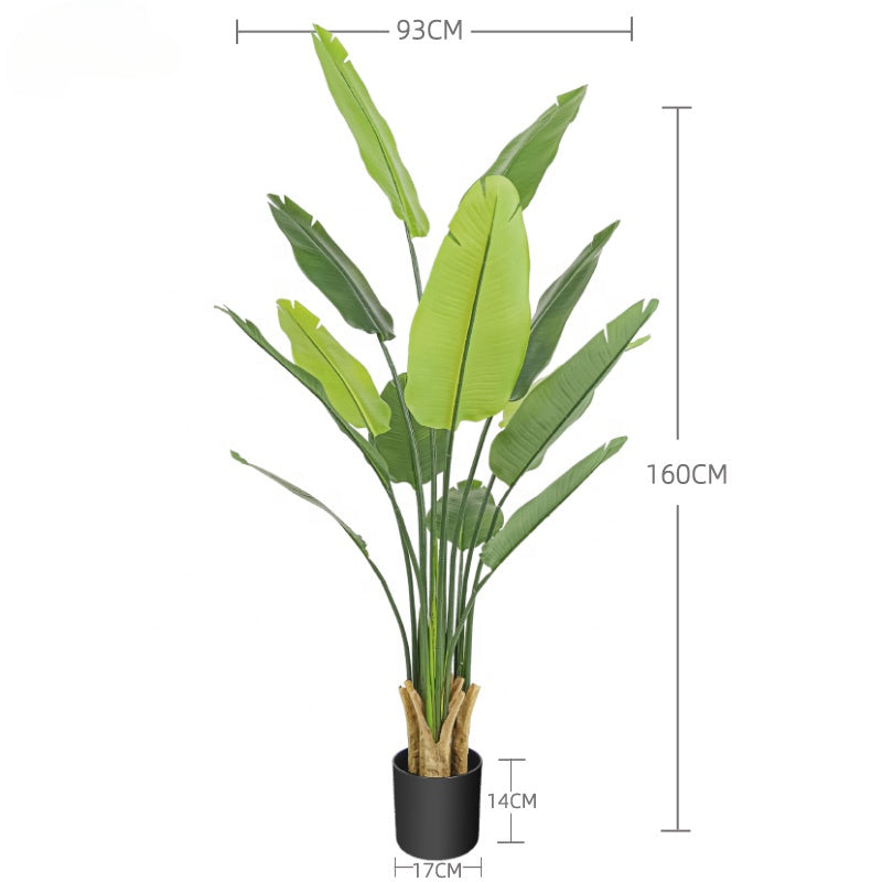 High Quality Large Outdoor Plant 110 160 180cm Big Artificial Forest Trees Bonsai Tree Traveller's Artificial Palm Tree Yooly Plants - YL007043