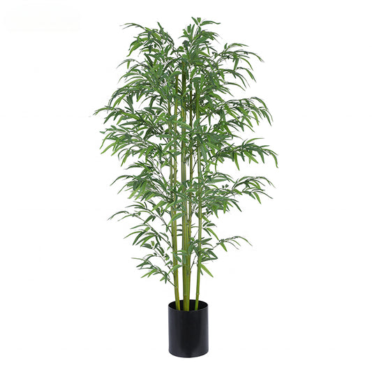 Branch Bamboo Tree Artificial Greening Plant Nursery Pot Decorative Plastic Fake Tree for Outdoor Decoration Yooly Plants - YL008200096