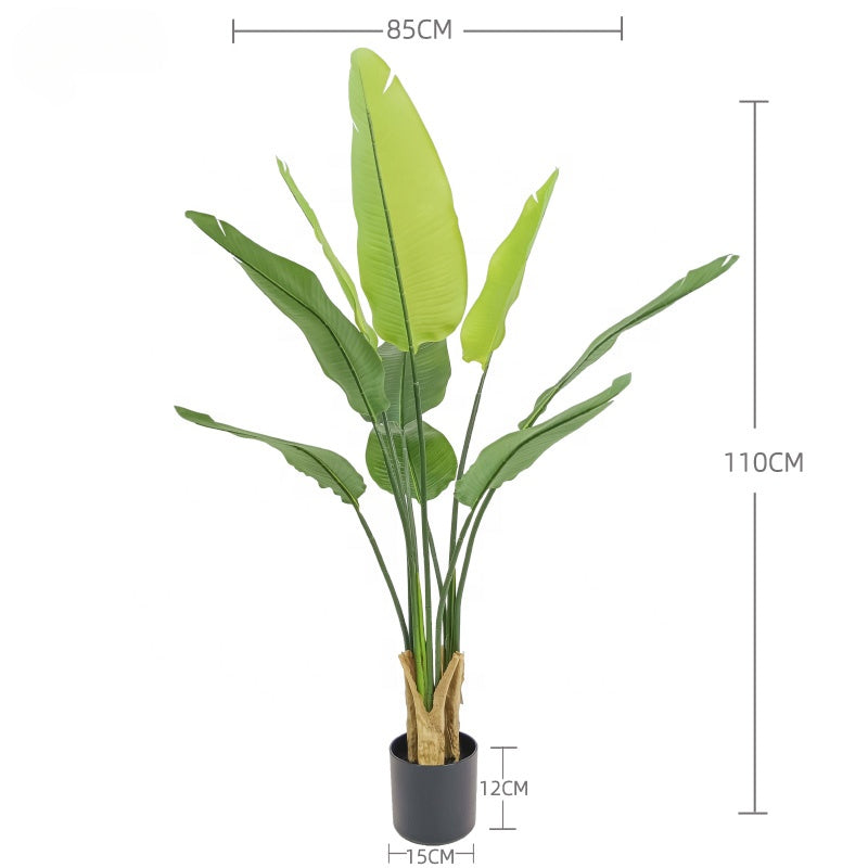 High Quality Large Outdoor Plant 110 160 180cm Big Artificial Forest Trees Bonsai Tree Traveller's Artificial Palm Tree Yooly Plants - YL007043