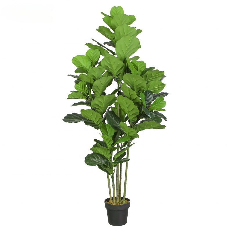 Fake Plants 165cm Grade Faux Plant Real Touch Artificial Natural Artificial Tree Fiddle Leaf Fig Plant for Home Outdoor Yooly Plants - YL010269