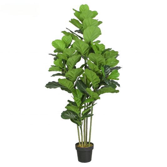 Fake Plants 165cm Grade Faux Plant Real Touch Artificial Natural Artificial Tree Fiddle Leaf Fig Plant for Home Outdoor Yooly Plants - YL010269
