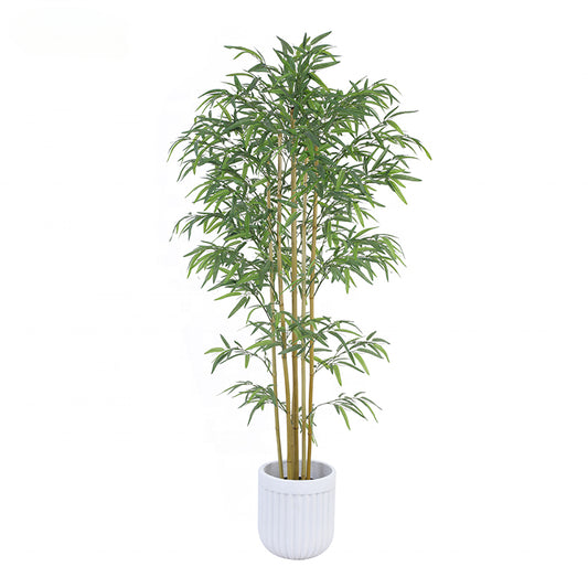 Fake Plants High Quality Plastic Bamboo Tree Artificial Bamboo Potted Plants In Black Plastic Pot Yooly Plants - YL008200096
