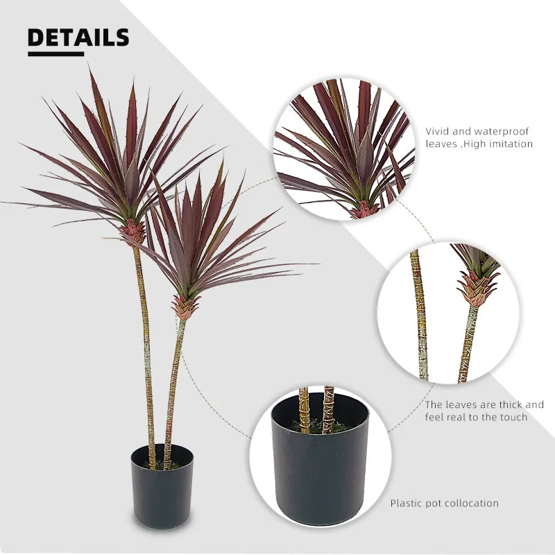 Yooly Plants Artificial Bonsai Artificial Agave Plant Inventory Green Artificial Grass Custom for Indoor Outdoor Artificial Plants - YL131210014