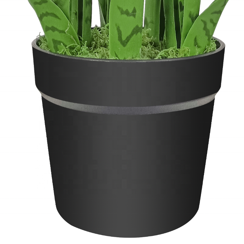 Yooly Plants New Design Bonsai Plant Real Touch Artificial Snake Plant With Pot For Outdoor Indoor Decoration - YL137220025