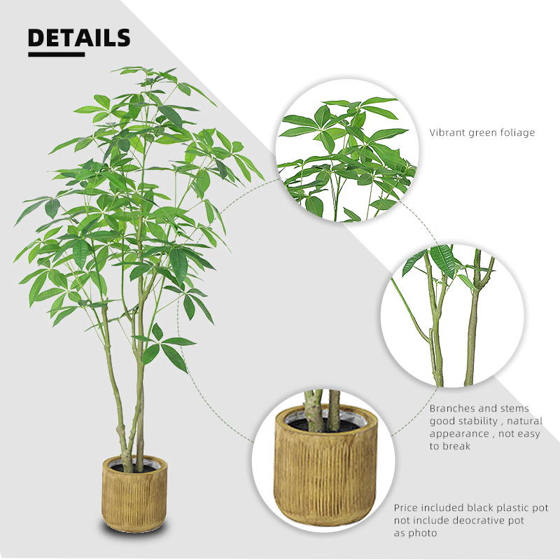 Factory Wholesale Artificial Bonsai Tree Artificial Plants Faux Plants Fake Plants Plastic Fortune Money Tree Yooly Plants - YL193041