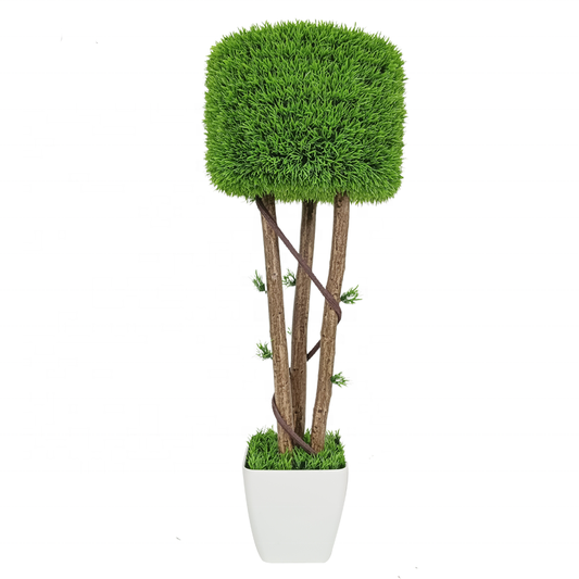 Fake Plants Garden Supplies Plastic UV Protected Faux Real Topiary Green Plant Bonsai Artificial Tree Potted for Garden Door Decor Yooly Plants - YL210002