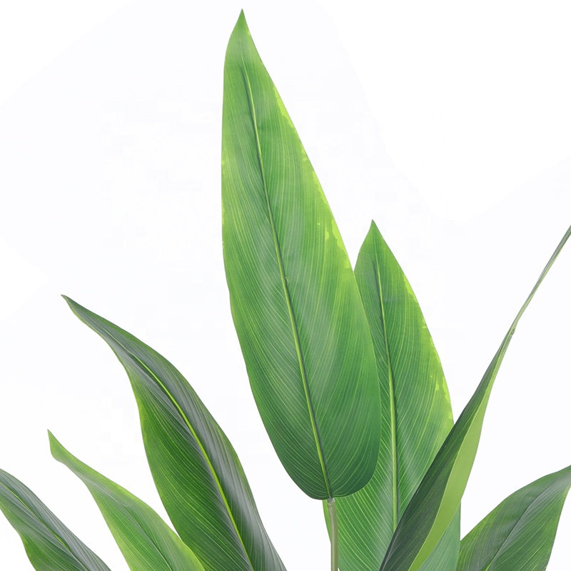 Fake Plants Artificial Bird of Paradise Tall Plant Faux Silk Tree Banana Leaf in Pot for Indoor Outdoor Garden Mall Yooly Plants - YL154220001