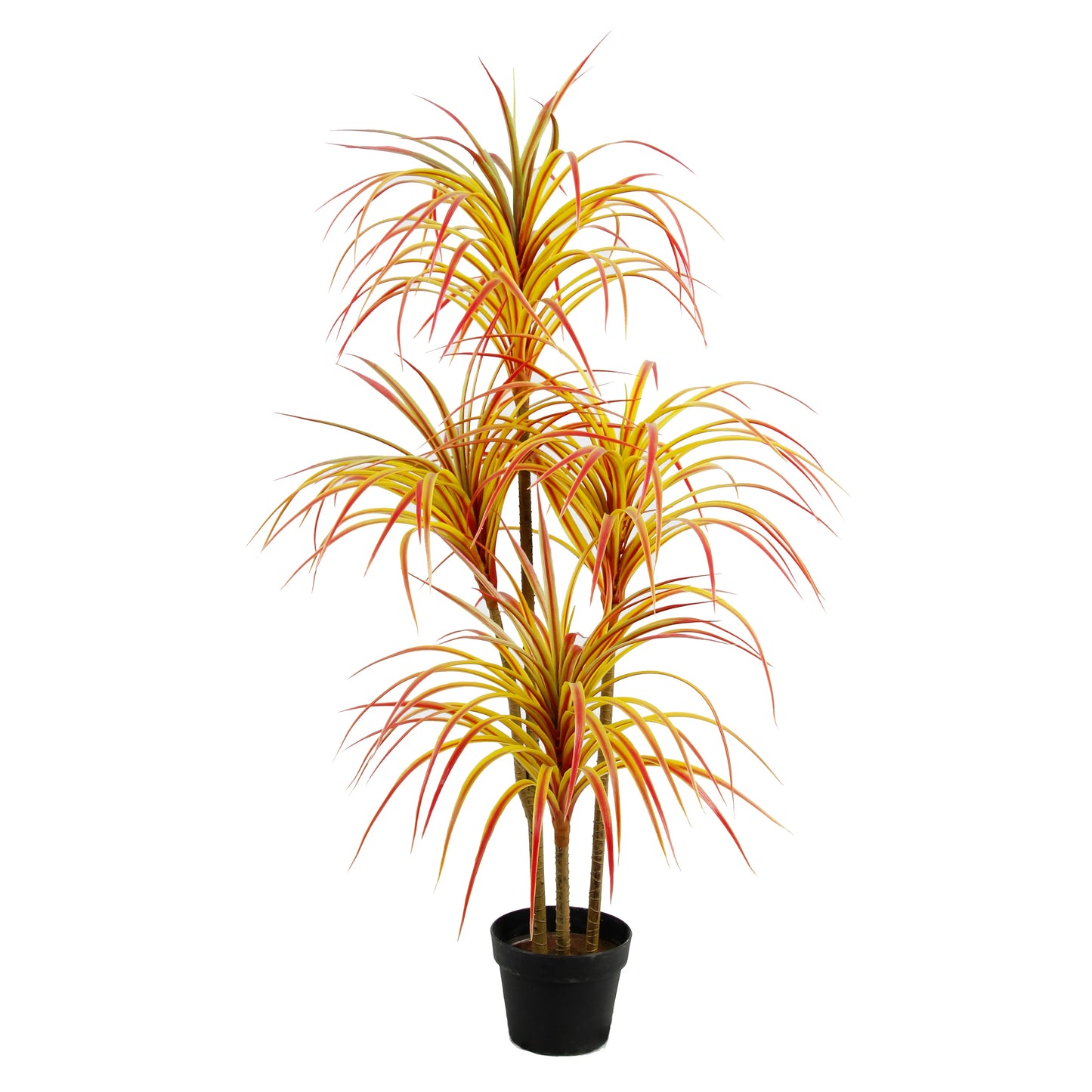 Hot Sale 100CM 160 Leaves Green Artificial Potted Plant Dracaena Faux Dragon Tree For Indoor Outdoor Decor Yooly Plants - YL3036