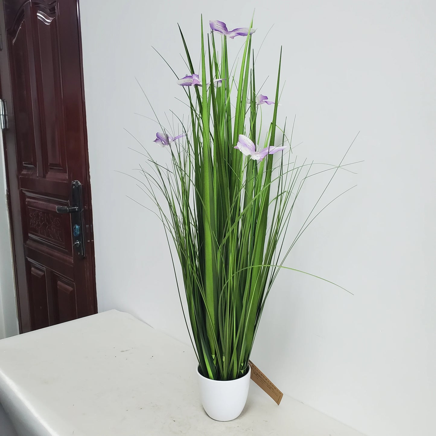 Factory Direct Artificial Plants And Flower Faux Onion Grass Plantss Potted Plastic Plants Onion Grass Bonsai Garden Decoration Yooly Plants - YLS-0023