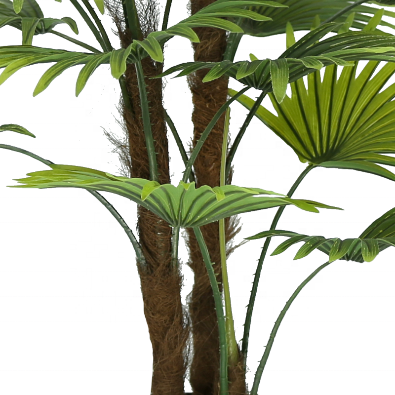 High Quality Artificial Fan Palm Tree Faux Fan Tree and Plants for Indoor Outdoor Decoration Yooly Plants - YL018200007