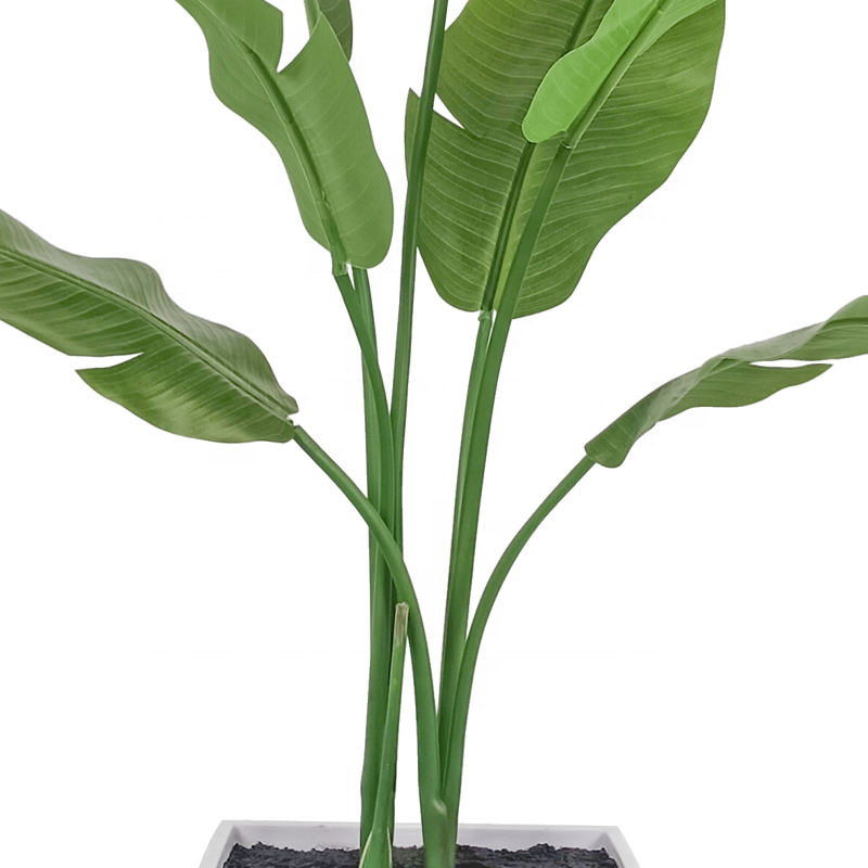 Amazon Hot Selling 4ft 47" 120cm Green Palm Tree Names of Tree Leaves Realistic Traveller's Palm Tree Indoor Decoration Yooly Plants - YL208041