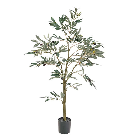 Fake Plants Artificial Olive Tree Faked Faux Olive Tree Plant 4ft 120CM for Home  Decor Office Decoration Yooly Plants Yooly Plants - YL0040002