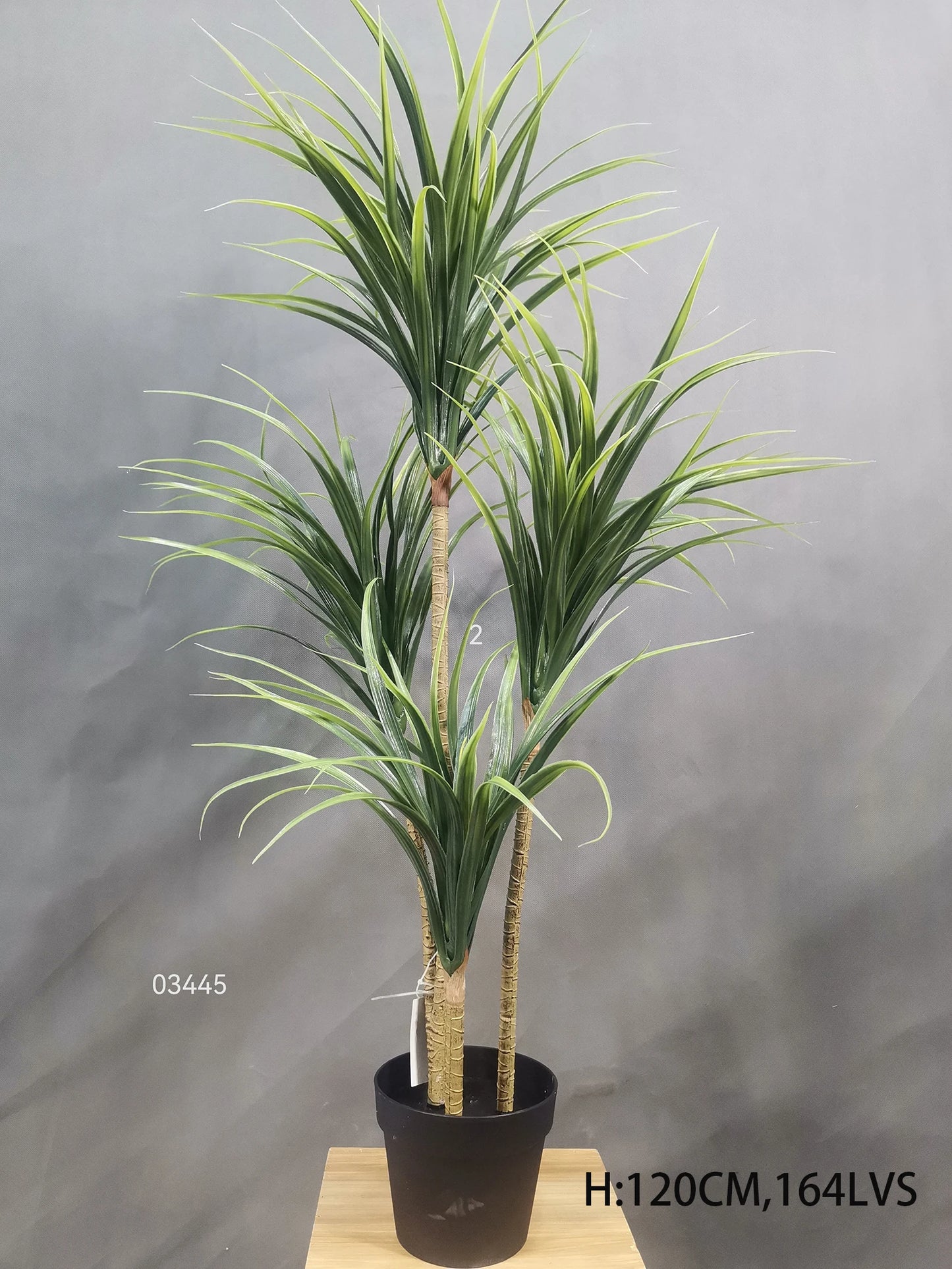 Hot Sale 100CM 160 Leaves Green Artificial Potted Plant Dracaena Faux Dragon Tree For Indoor Outdoor Decor Yooly Plants - YL3036